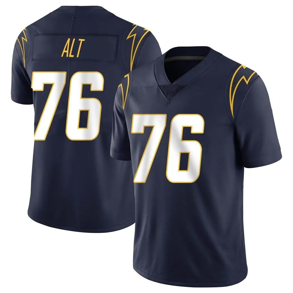 LA.Chargers #76 Joe Alt Player Navy Limited Vapor Untouchable Home Game Ldoa Stitched Jerseys