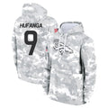 D.Broncos #9 Talanoa Hufanga Player Arctic Camo Salute to Service Hoodies Limited Game Ldoa Stitched Jerseys