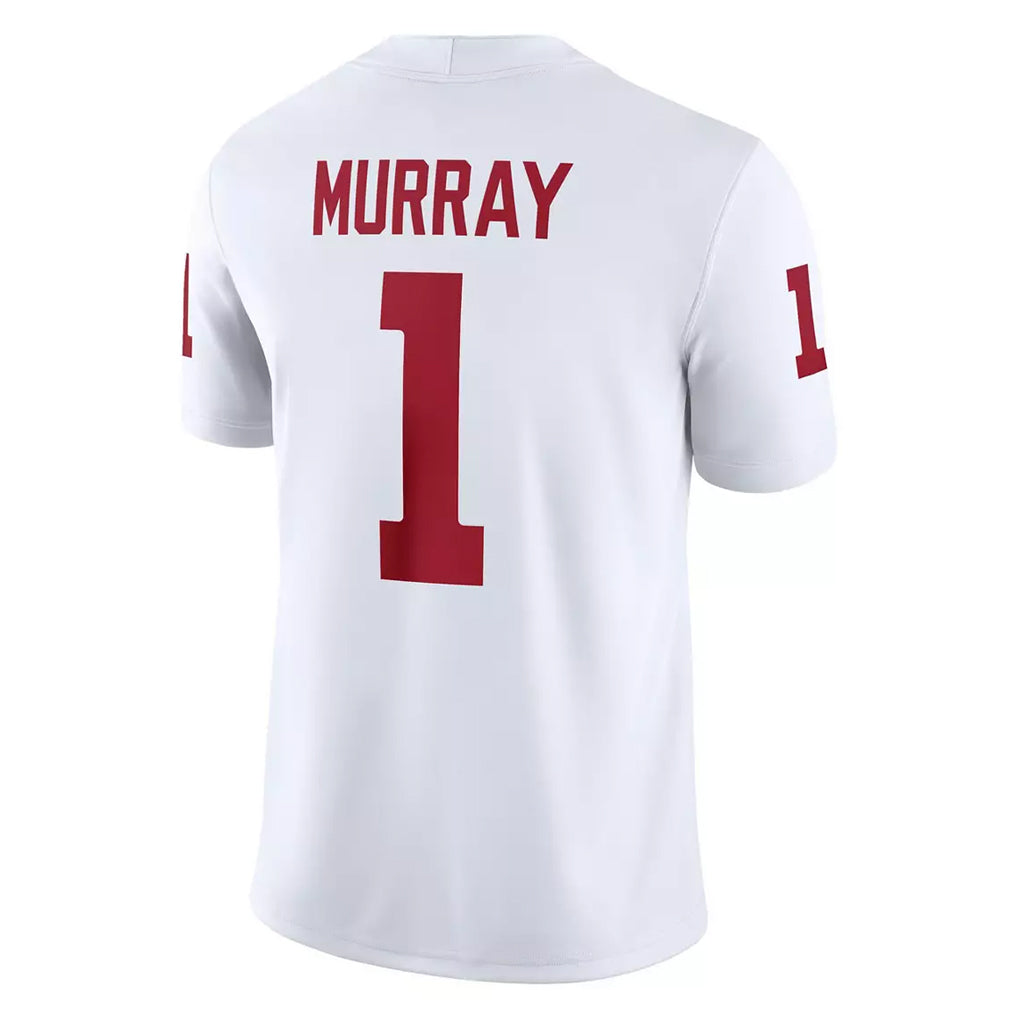 A.Cardinals #1 Kyler Murray Player White Dri-FIT Limited Home Game Ldoa Stitched Jerseys