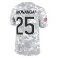 C.Bears #25 Kyle Monangai Player Arctic Camo Salute to Service Limited Ldoa Stitched Jerseys