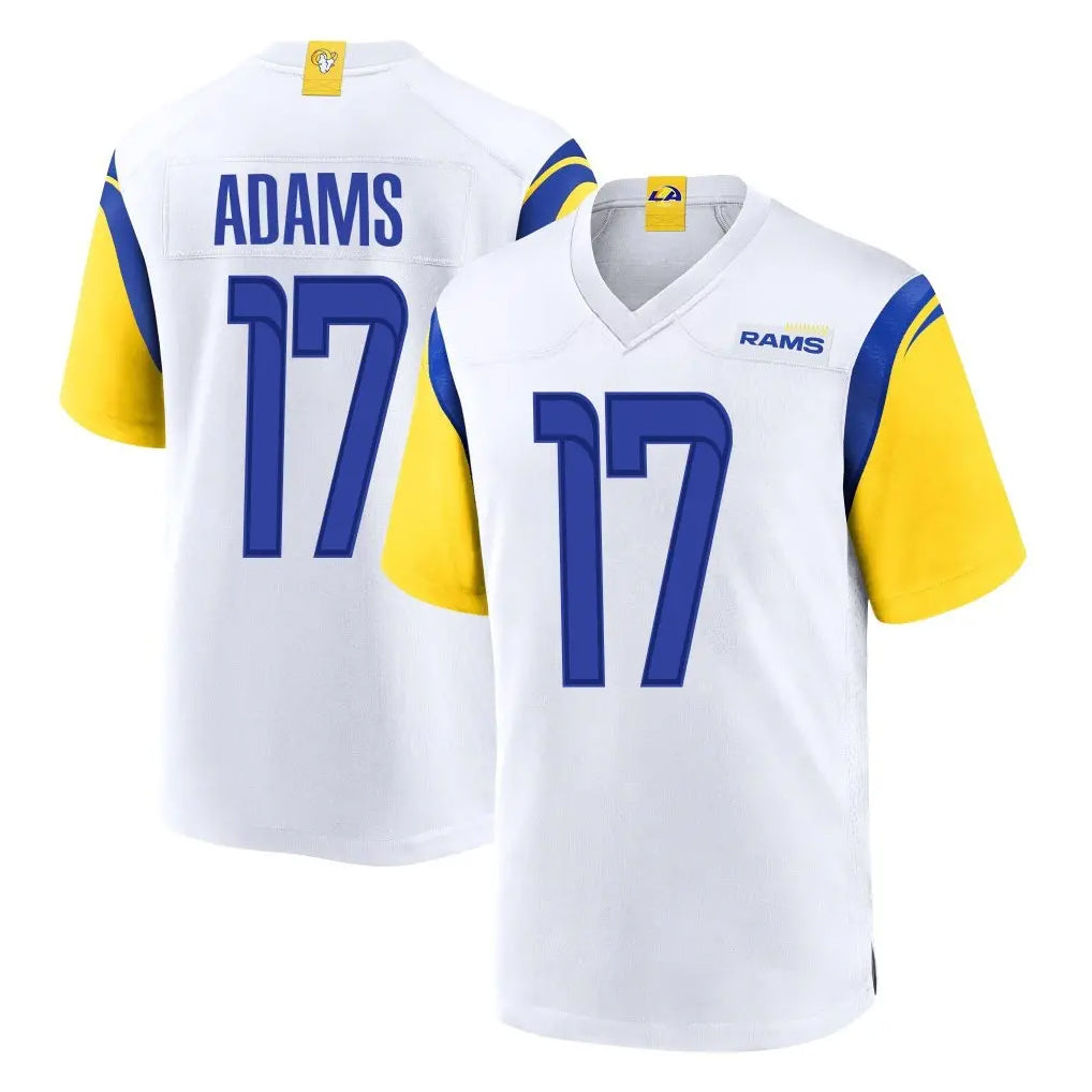 LA.Rams #17 Davante Adams Player White Home Game Ldoa Stitched Jerseys