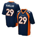 D.Broncos #29 Ja'Quan McMillian Player Navy Game Ldoa Stitched Jerseys