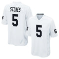 LV.Raiders #5 Eric Stokes Player White Home Game Ldoa Stitched Jerseys