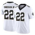 NO.Saints #22 Martin Emerson Jr. Player White Limited Vapor F.U.S.E. Home Game Ldoa Stitched Jerseys
