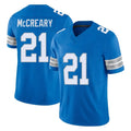 D.Lions #21 Roger McCreary Player Blue Limited Vapor F.U.S.E. Alternate Home Game Ldoa Stitched Jerseys