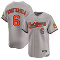 B.Orioles #6 Ryan Mountcastle Player Gray Limited Home Game Ldoa Stitched Jerseys