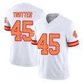 TB.Buccaneers #45 Josiah Trotte Player White Limited '76 Vapor F.U.S.E. Home Game Ldoa Stitched Jerseys
