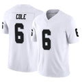 LV.Raiders #6 A.J. Cole Player White Limited Vapor F.U.S.E. Home Game Ldoa Stitched Jerseys