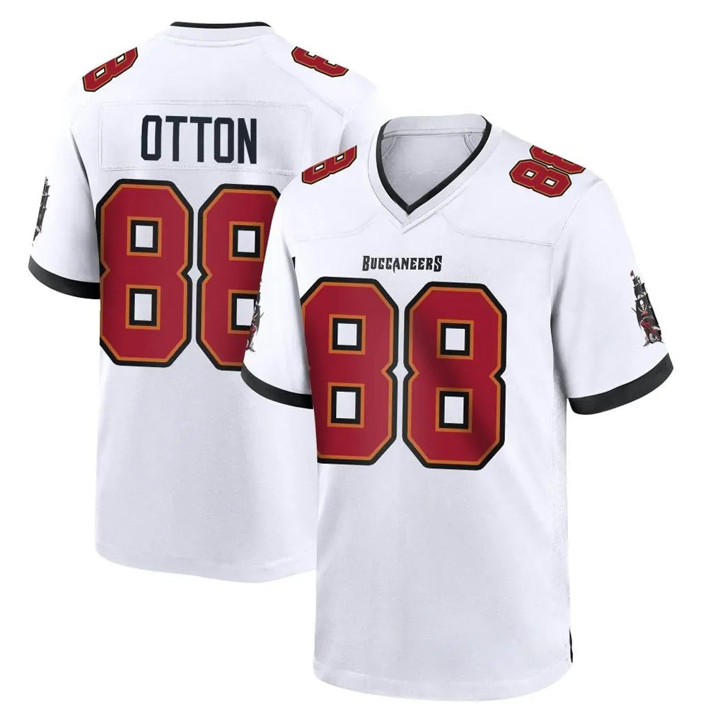 TB.Buccaneers #88 Cade Otton Player White Home Game Ldoa Stitched Jerseys