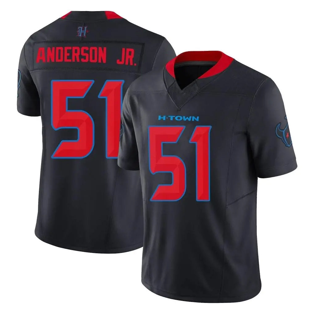 H.Texans #51 Will Anderson Jr. Player Navy Limited 2nd Alternate Vapor F.U.S.E. Home Game Ldoa Stitched Jerseys