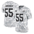 M.Dolphins #55 Aaron Brewer Player Arctic Camo Salute To Service Limited Game Ldoa Stitched Jerseys