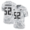 A.Falcons #52 Samson Ebukam Player Camo Salute to Service Limited Ldoa Stitched Jerseys