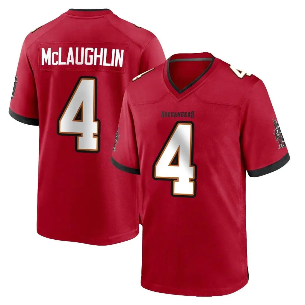 TB.Buccaneers #4 Chase McLaughlin Player Red Home Game Ldoa Stitched Jerseys