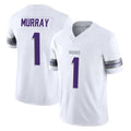 M.Vikings #1 Kyler Murray Player White Limited Alternate Vapor F.U.S.E. Home Game Ldoa Stitched Jerseys