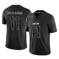 S.Seahawks #11 Jaxon Smith-Njigba Player Black Limited Reflective Home Game Ldoa Stitched Jerseys
