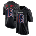 NE.Patriots #18 Kyle Williams Player Carbon Fashion Limited Home Game Ldoa Stitched Jerseys