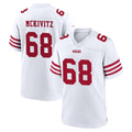 SF.49ers #68 Colton McKivitz Player White Game Home Ddoa Stitched Jerseys