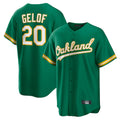 Athletics #20 Zack Gelof Player Kelly Green Home Game Ldoa Stitched Jerseys
