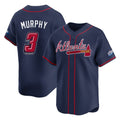 A.Braves #3 Dale Murphy Player Navy 2025 Speedway Classic Home Game Ldoa Stitched Jerseys