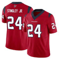 H.Texans #24 Derek Stingley Jr. Player Red Limited Vapor F.U.S.E. Home Game Ldoa Stitched Jerseys
