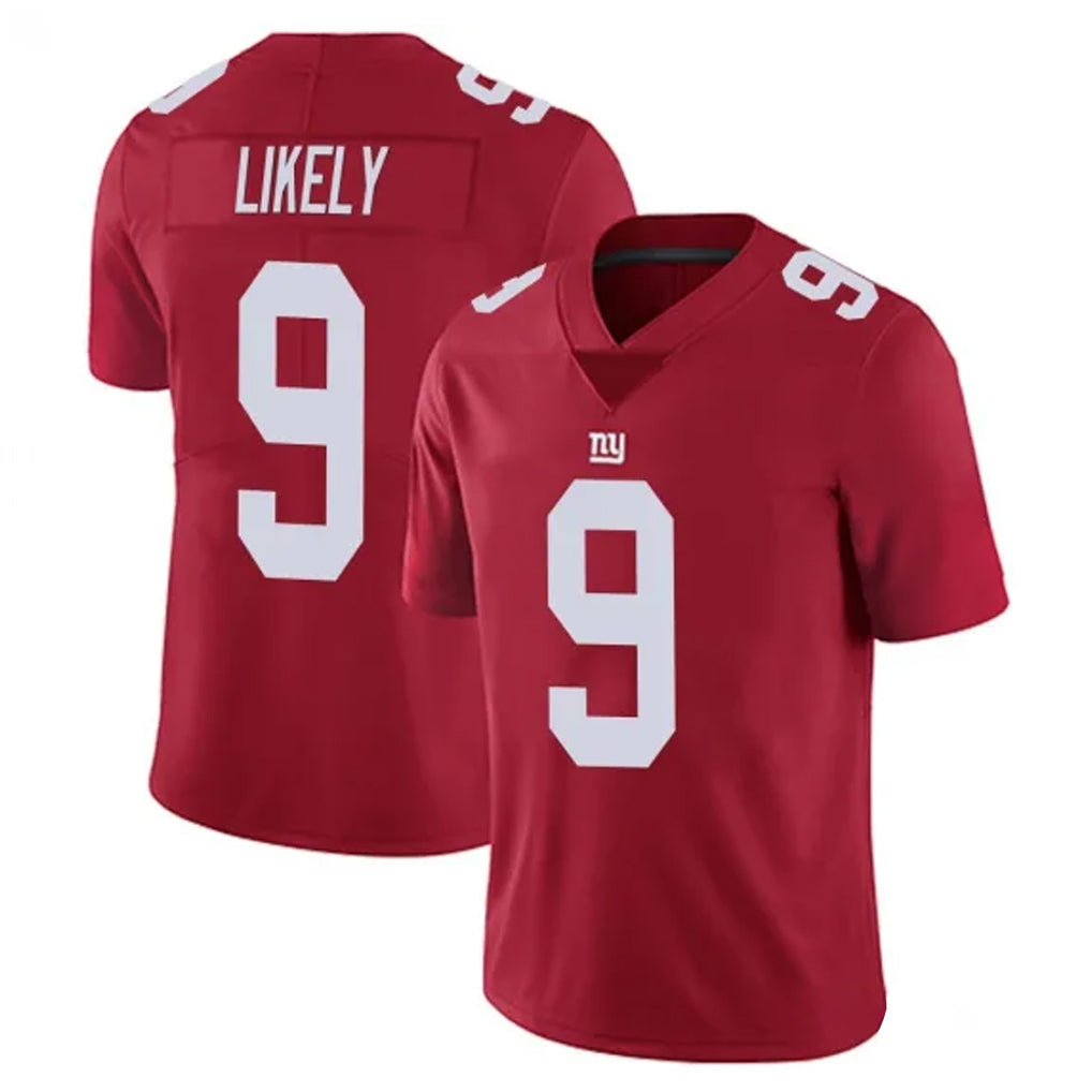 NY.Giants #9 Lsaiah Likely Player Red Limited Vapor Untouchable Home Game Ldoa Stitched Jerseys