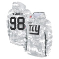 NY.Giants #98 DJ Reader Player Arctic Camo Salute to Service Pullover Hoodies Limited Game Ldoa Stitched Jerseys