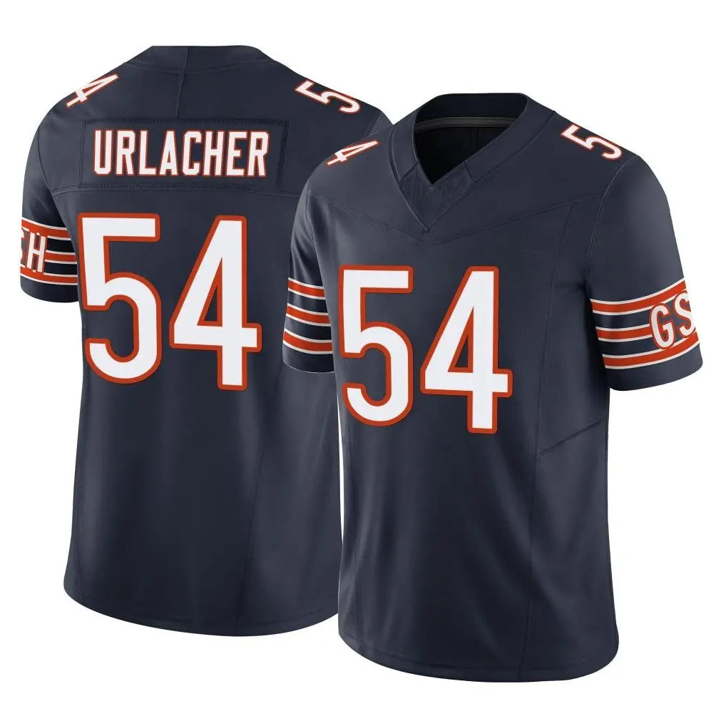 C.Bears #54 Brian Urlacher Player Navy Vapor F.U.S.E. Limited Home Game Ldoa Stitched Jerseys
