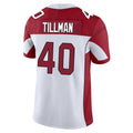 A.Cardinals #40 Pat Tillman Player White Vapor Limited Home Game Ldoa Stitched Jerseys