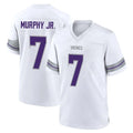 M.Vikings #7 Byron Murphy Jr. Player White Alternate Home Game Ldoa Stitched Jerseys