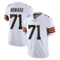 C.Browns #71 Tytus Howard Player White Vapor Untouchable Limited Home Game Ldoa Stitched Jerseys