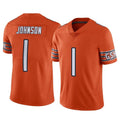C.Bears #1 Jaylon Johnson Player Orange Alternate Vapor Limited Home Game Ldoa Stitched Jerseys