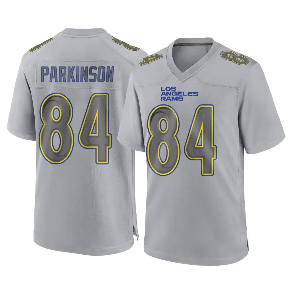 LA.Rams #84 Colby Parkinson Player Gray Atmosphere Fashion Home Game Ldoa Stitched Jerseys