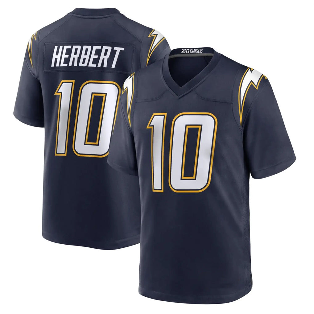 LA.Chargers #10 Justin Herbert Player Navy Alternate Home Game Ldoa Stitched Jerseys