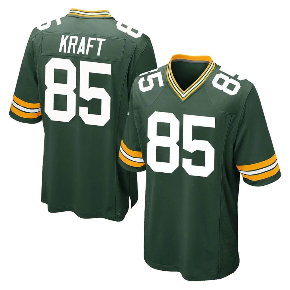 GB.Packers #85 Tucker Kraft Player Green Home Game Ldoa Stitched Jerseys