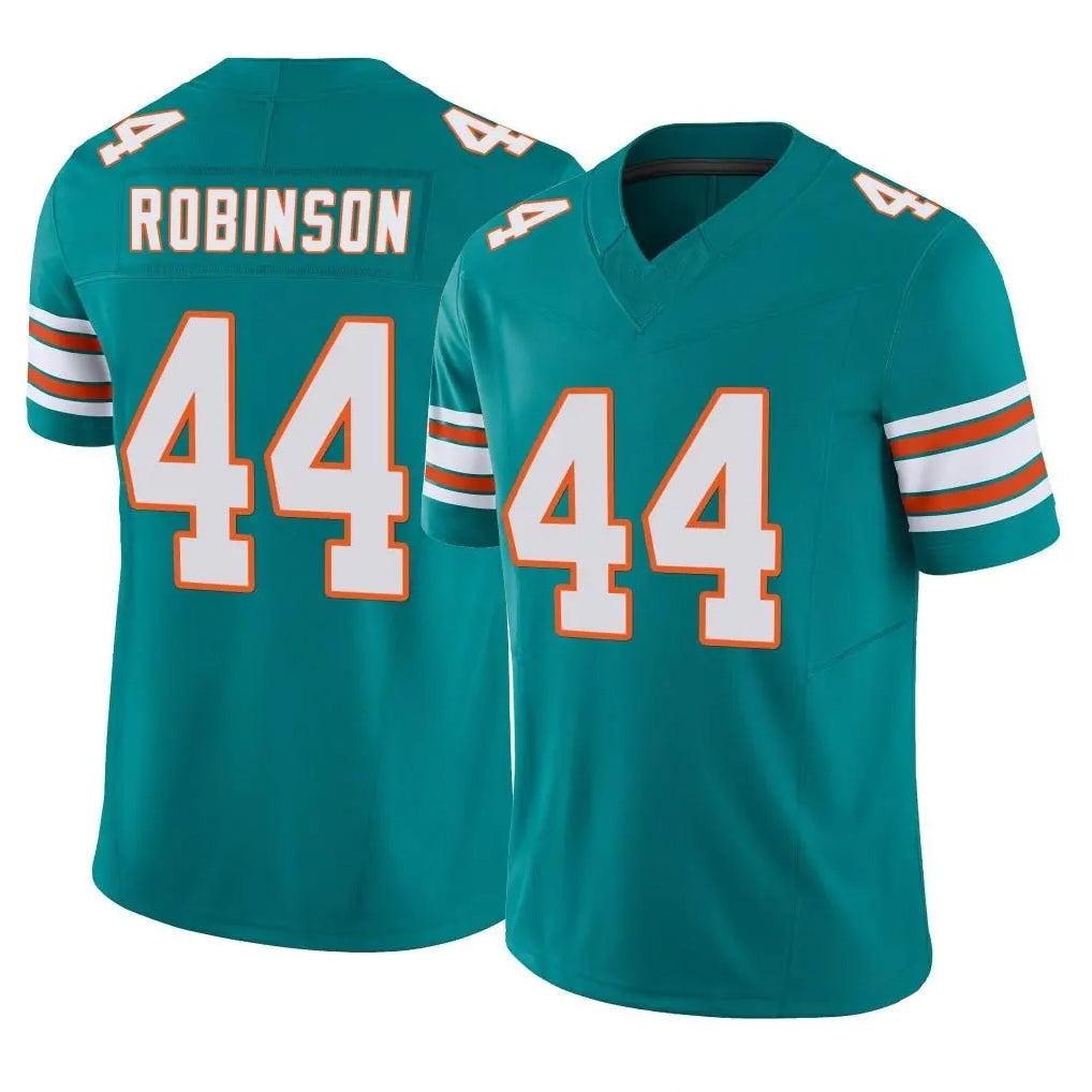 M.Dolphins #44 Chop Robinson Player Aqua Limited Alternate Vapor F.U.S.E. Home Game Ldoa Stitched Jerseys