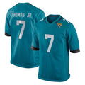 J.Jaguars #7 Brian Thomas Jr. Player Teal Home Game Ldoa Stitched Jerseys