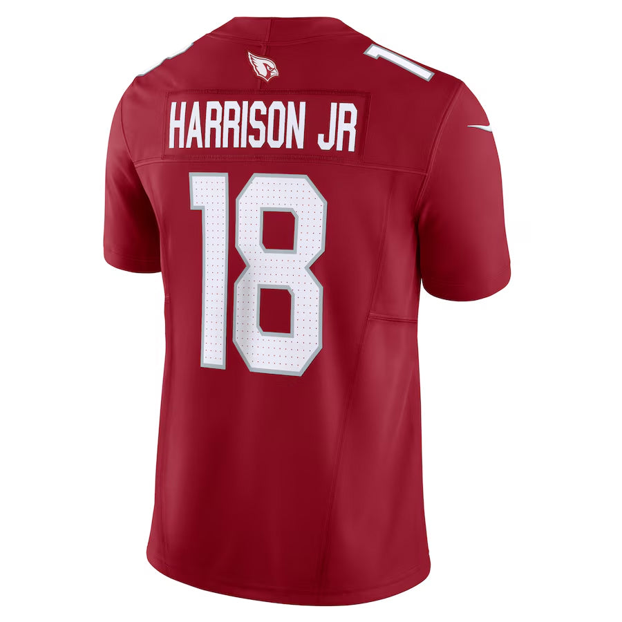 A.Cardinals #18 Marvin Harrison Jr. Player Cardinal Vapor F.U.S.E. Limited Ldoa Stitched Jerseys