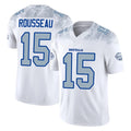 B.Bills #15 Greg Rousseau Player White Rivalries Collection Limited Game Xdoa Stitched Jerseys
