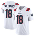 NE.Patriots #18 Kyle Williams Player White Vapor Untouchable Home Game Ldoa Stitched Jerseys