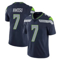S.Seahawks #7 Uchenna Nwosu Player Navy Limited Vapor Untouchable Home Game Ldoa Stitched Jerseys