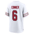 A.Cardinals #6 James Conner Player White Home Game Ldoa Stitched Jerseys