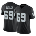 LV.Raiders #69 Adam Butler Player Black Limited Vapor F.U.S.E. Home Game Ldoa Stitched Jerseys