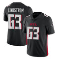 A.Falcons #63 Chris Lindstrom Player Black Vapor Untouchable Limited Home Game Ldoa Stitched Jerseys