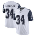 D.Cowboys #34 Jalen Thompson Player White-Navy Limited Color Rush Vapor Untouchable Home Game Ldoa Stitched Jerseys