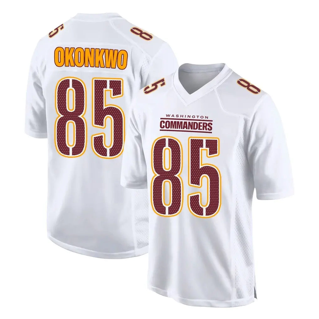 W.Commanders #85 Chig Okonkwo Player White Tundra Fashion Home Game Ldoa Stitched Jerseys