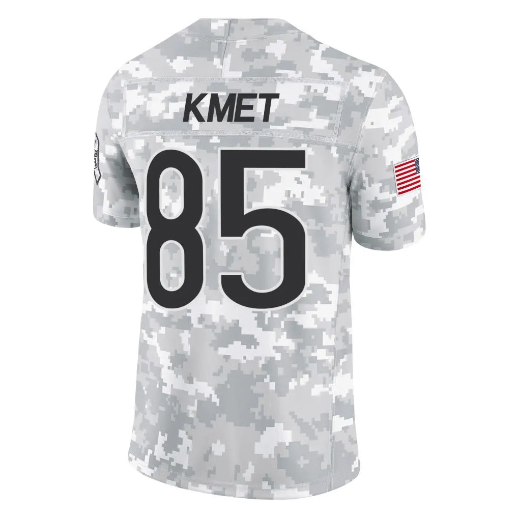C.Bears #85 Cole Kmet Player Arctic Camo Salute to Service Limited Ldoa Stitched Jerseys