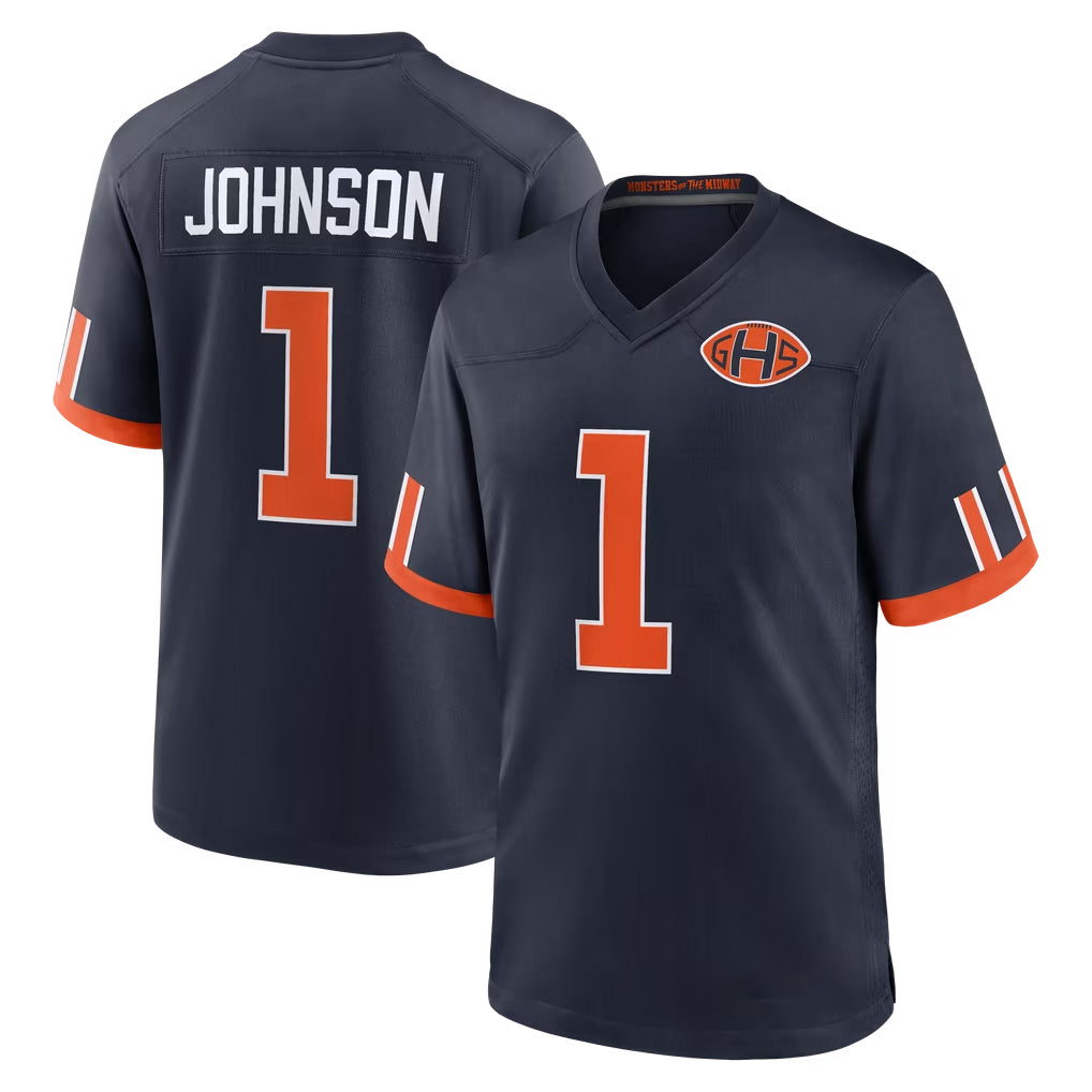 C.Bears #1 Jaylon Johnson Player Navy 2026 Rivalries Collection Home Game Ldoa Stitched Jerseys