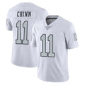 LV.Raiders #11 Jeremy Chinn Player White Limited Color Rush Home Game Ldoa Stitched Jerseys