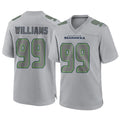 S.Seahawks #99 Leonard Williams Player Gray Atmosphere Fashion Home Game Ldoa Stitched Jerseys