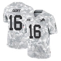 D.Lions #16 Jared Goff Player Arctic Camo Salute To Service Limited Ldoa Stitched Jerseys